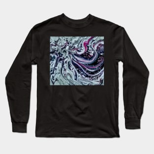 Pink & Purple Swirl Long Sleeve T-Shirt